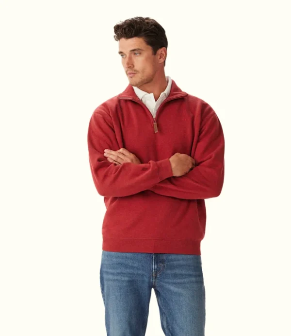 R.M.Williams Mulyungarie fleece -Red Marl