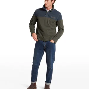 Schoffel Men's Helford Heritage Sweatshirt - Peat Green