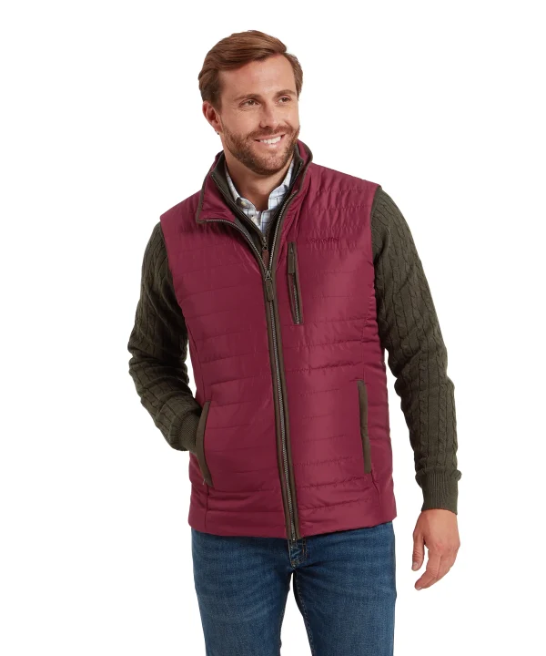 Schoffel Brora Gilet - Bordeaux