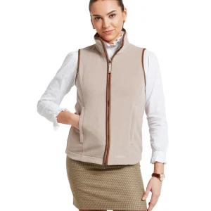 Schoffel Ladies Lyndon Fleece Gilet - Mushroom