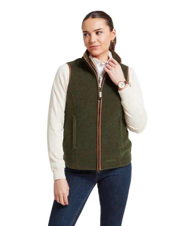 Schoffel Lyndon Fleece Gilet - Dark Olive