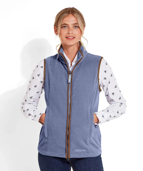 Schoffel Lyndon II Fleece Gilet - Stone Blue