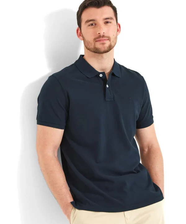 Schoffel Mens St Ives Polo Shirt-Navy