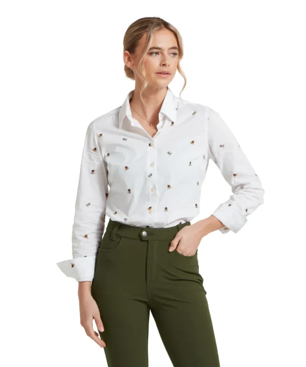 Schoffel Norfolk Shirt - Painted Bee