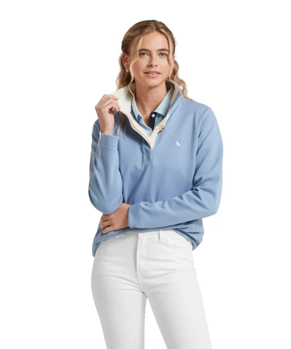 Schoffel Sandown Sweatshirt-Denim Blue