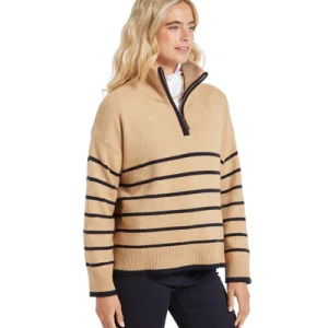 Schoffel Ladies Sandsend 1/4 Jumper - Warm Sand