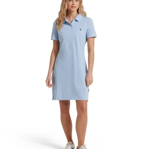 Schoffel Ladies St Ives Polo Dress - Sky Blue