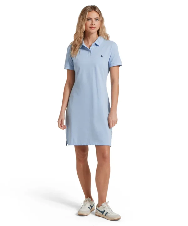 Schoffel Ladies St Ives Polo Dress - Sky Blue