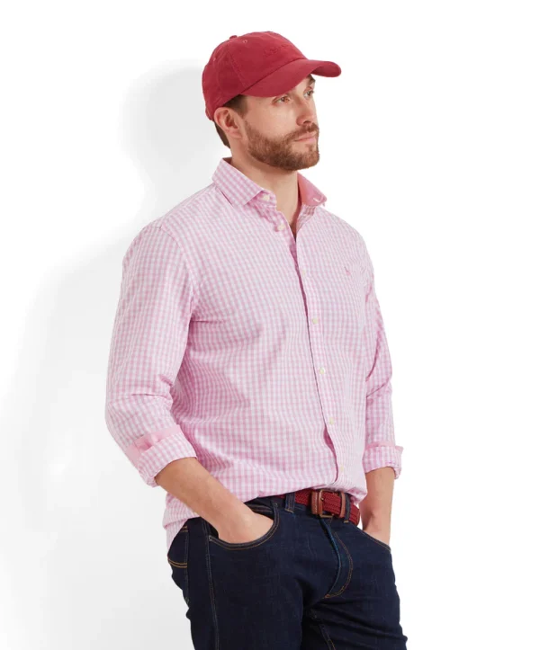 Schoffel Thorpeness Tailored Shirt -Pink Check