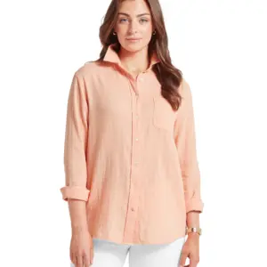 Schoffel Ladies Ashdon Shirt - Coral Peach