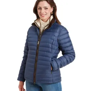 Schoffel Womens Hambleton Down Jacket - Stone Blue