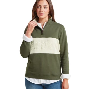 Schoffel St Agnes Quarter Zip Sweatshirt - Beetle Green