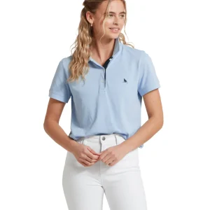 Schoffel Women's St Ives Polo Shirt sky Blue