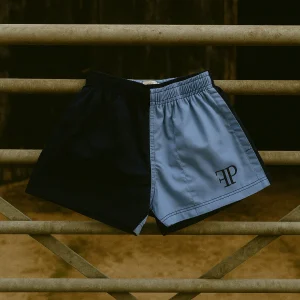 Famous Pheasant Harlequin Shorts - Navy/Blue