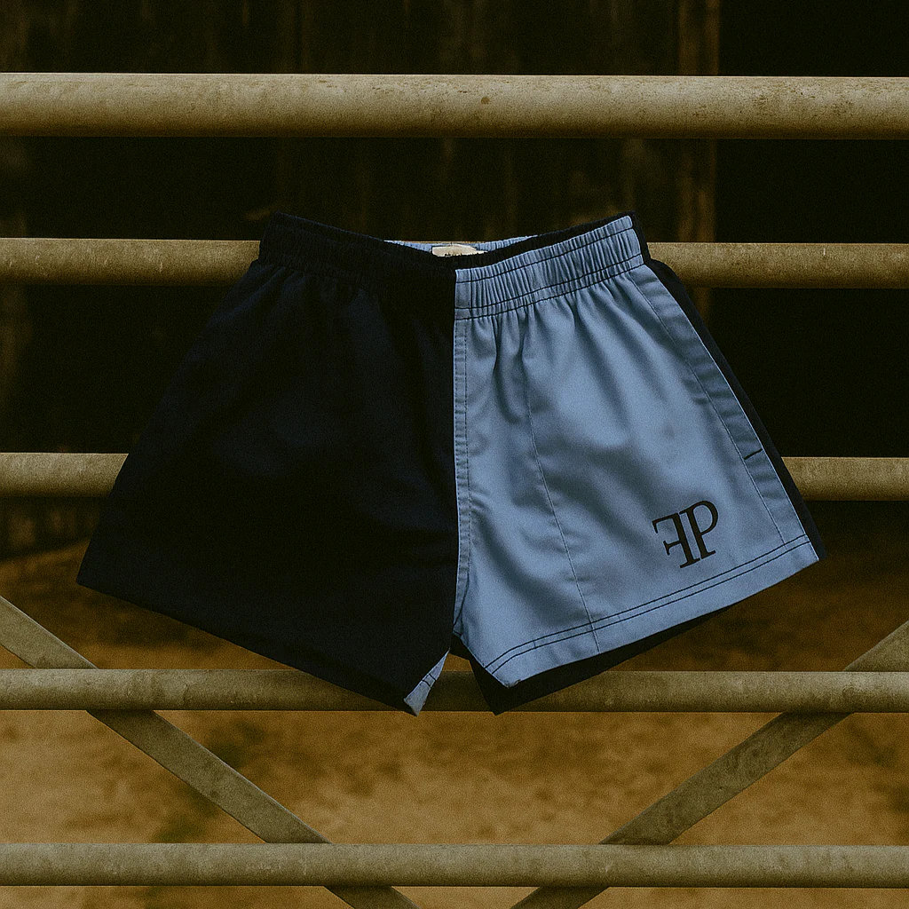 Famous Pheasant Harlequin Shorts - Navy/Blue