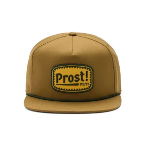 Yeti Prost Flat Brim Rope Hat Brown