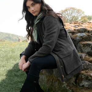 Fairfax & Favor Womens Willow Country Coat - Bark