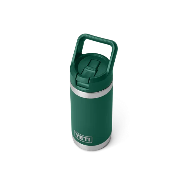 Yeti Rambler 12oz Kids Bottle with colour matched straw cap- Black Forest